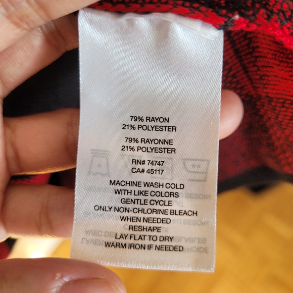 Natural Red long sleeve Size Large - Picture 4 of 6